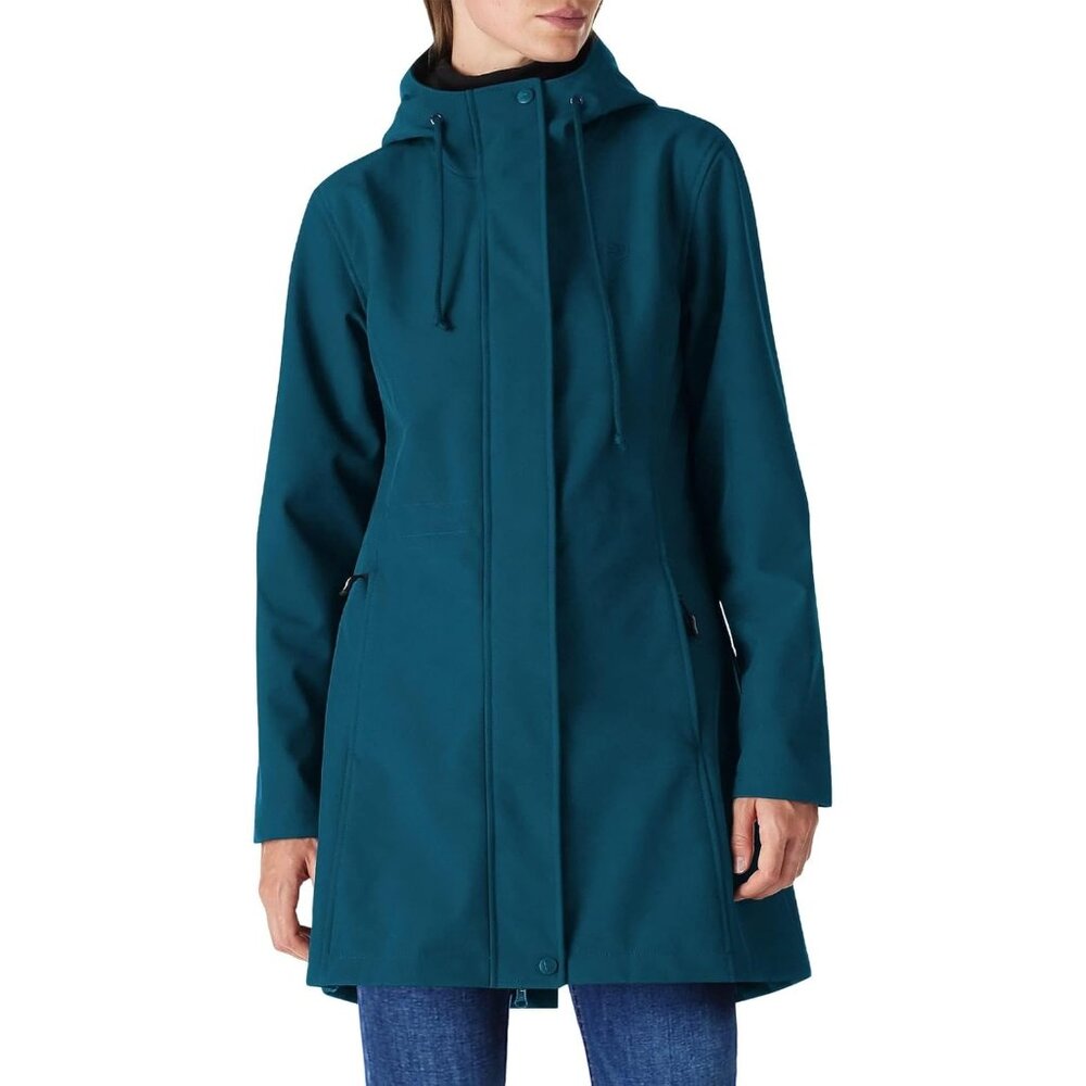 〽️Women's Modern Blue Outdoor Ventures Lightweight Waterproof Hooded Jacket